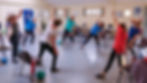 Group exercise at Samson Centre, Guildford